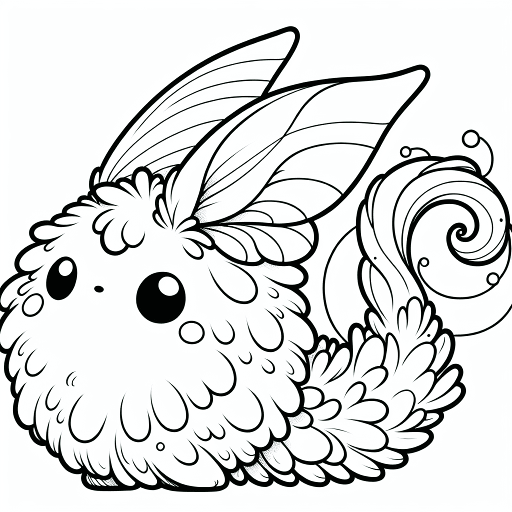 Additional clefairy coloring page 1