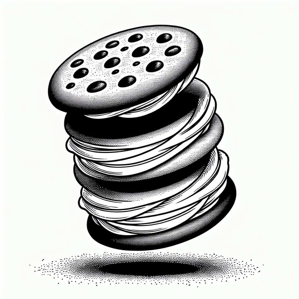 Additional cookie sandwich coloring page 2