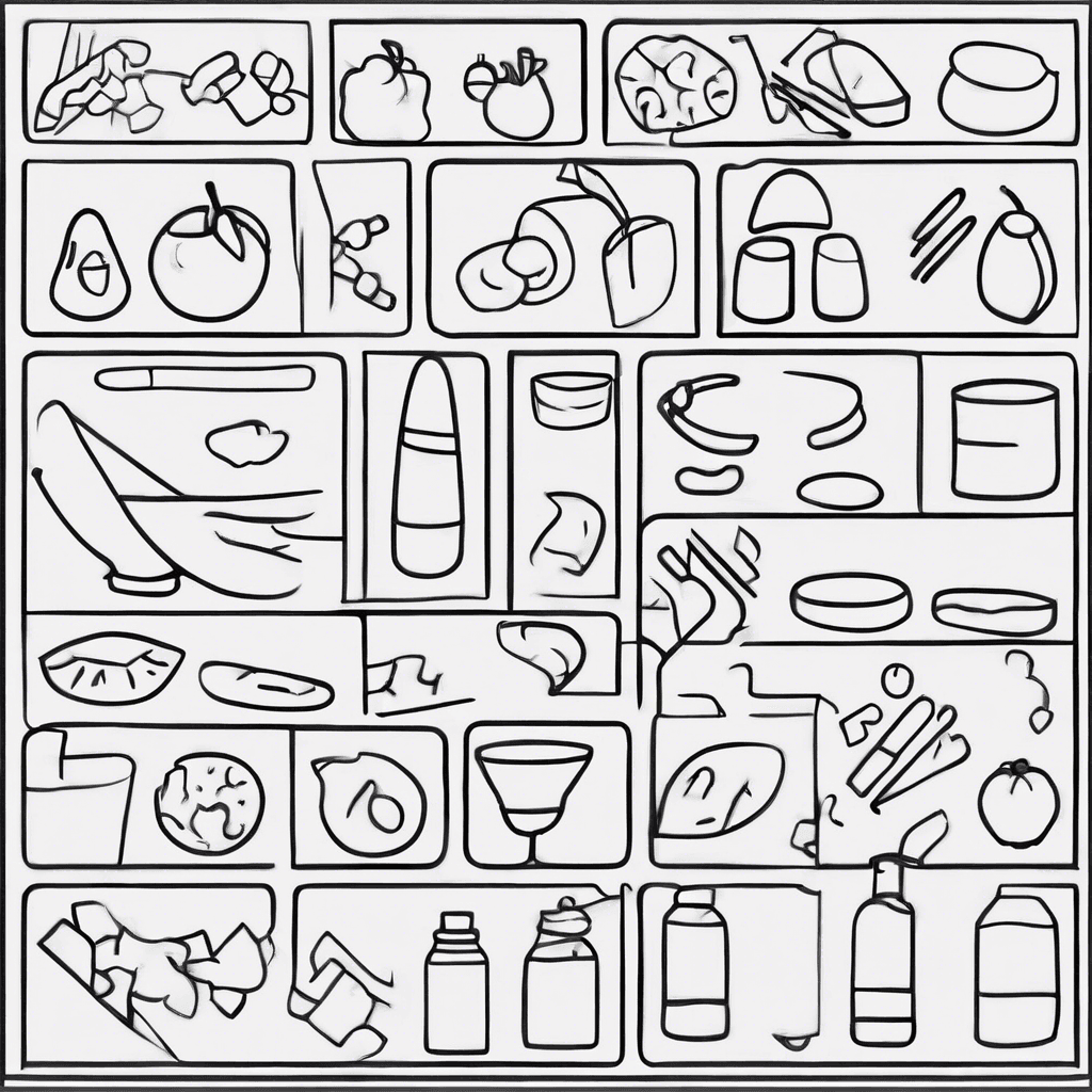 Additional counting objects coloring page 2