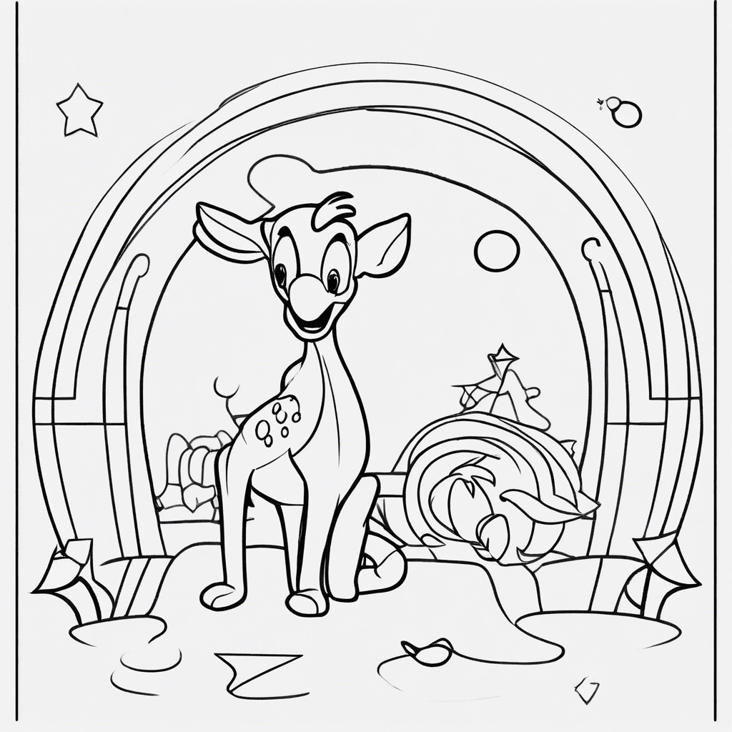 Additional disney coloring page 1