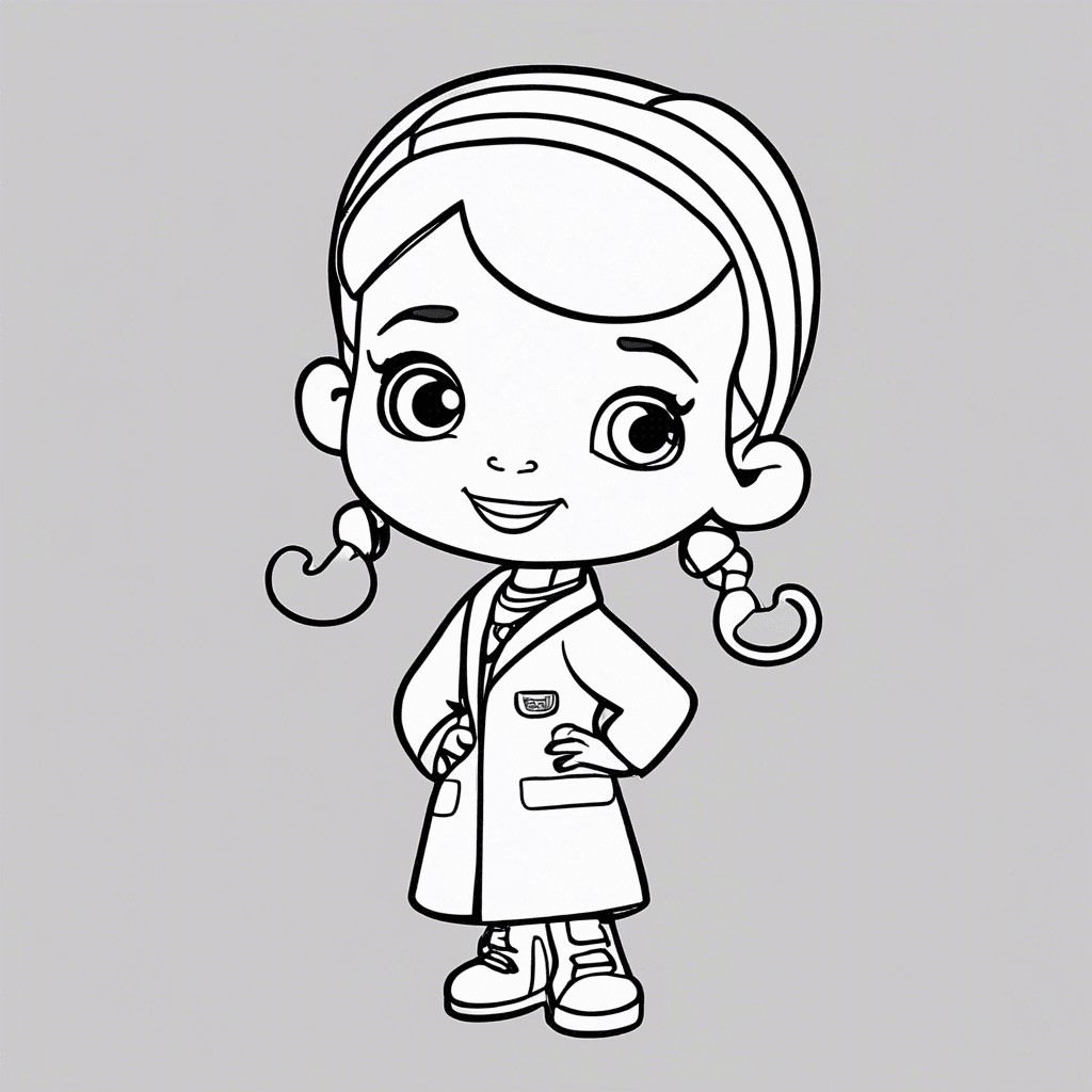 Additional doc mcstuffins coloring page 1