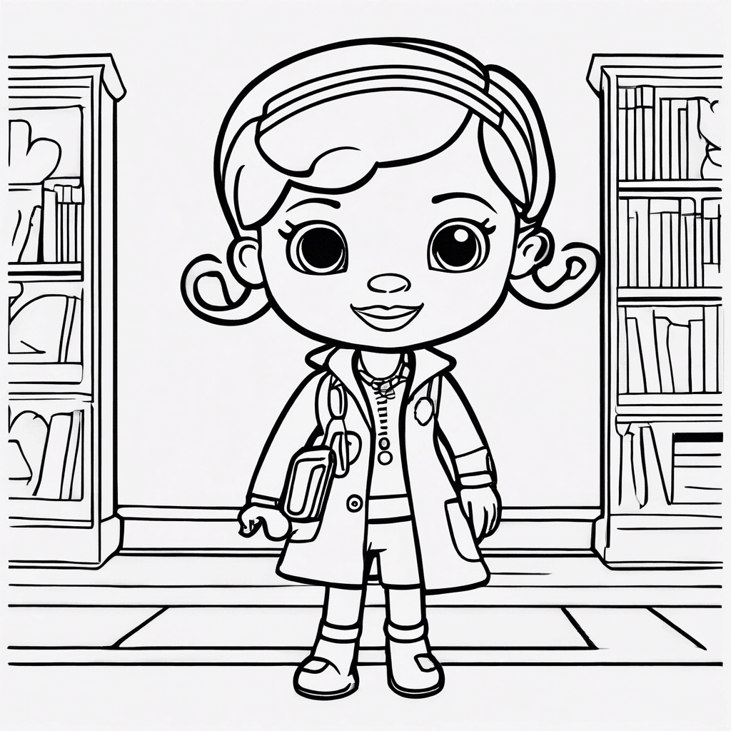 Additional doc mcstuffins coloring page 2