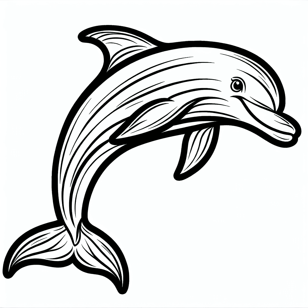 dolphin coloring pages