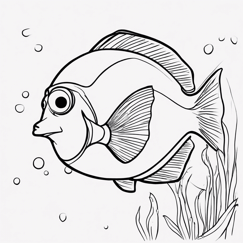 dory coloring pages