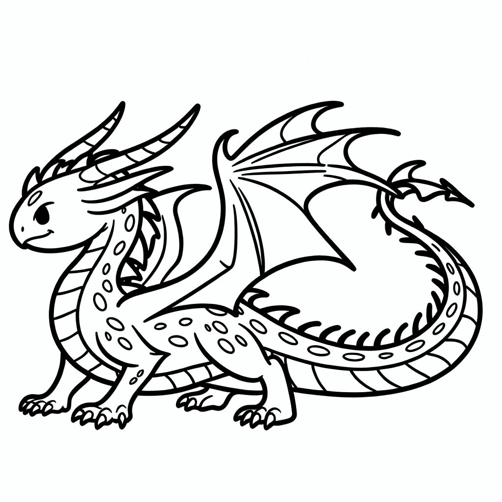 dragon coloring pages