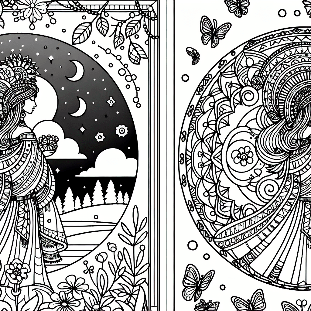 Additional drawing art coloring page 1