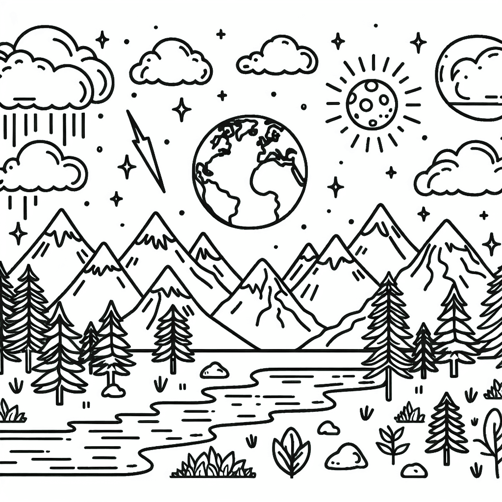 earth science coloring pages