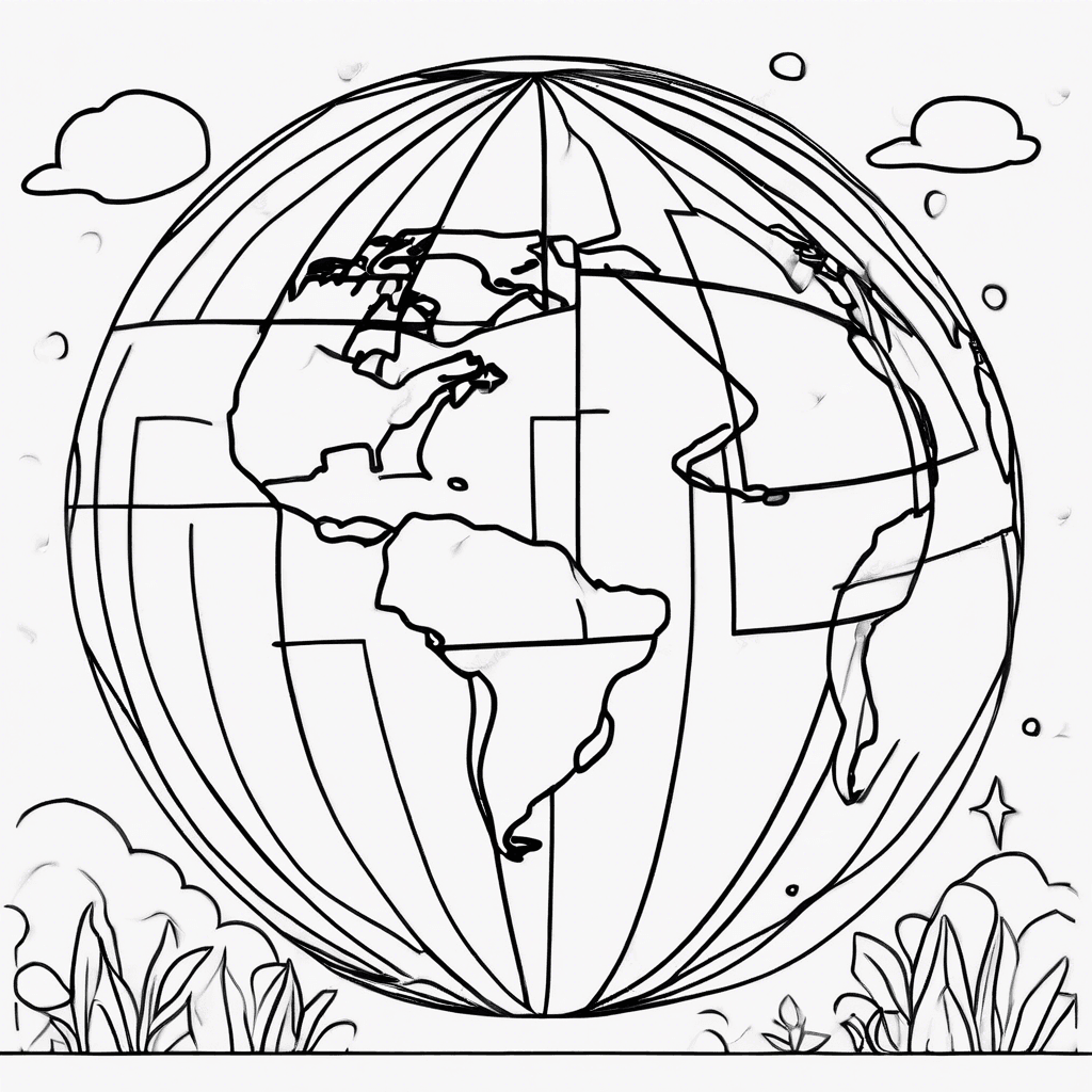 Additional earth science coloring page 2