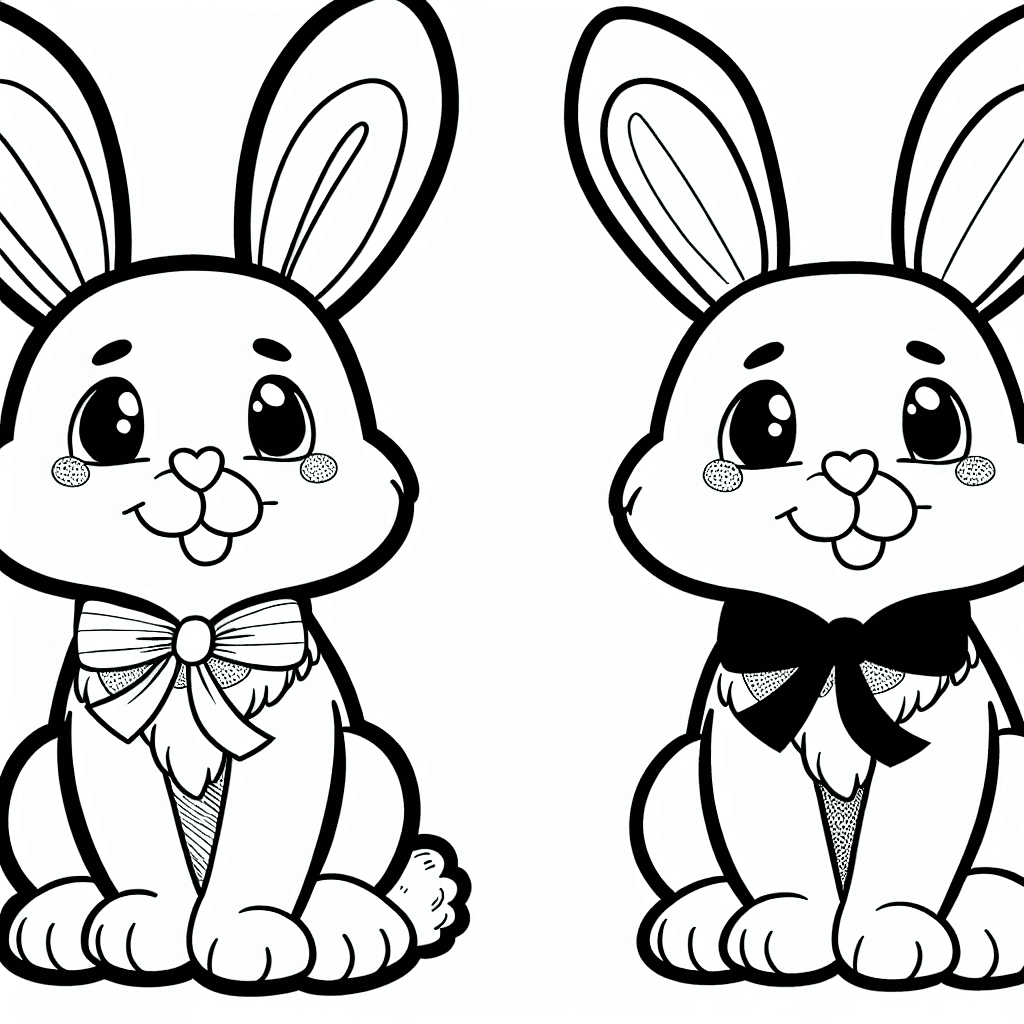 easter bunny coloring pages