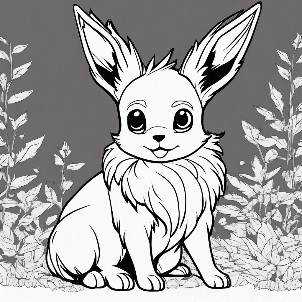 Additional eevee coloring page 2