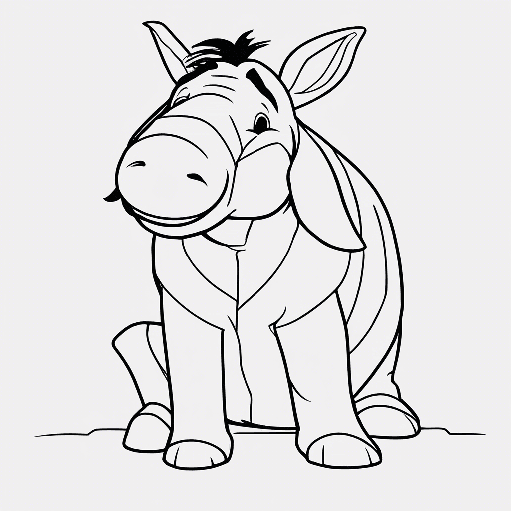 eeyore coloring pages