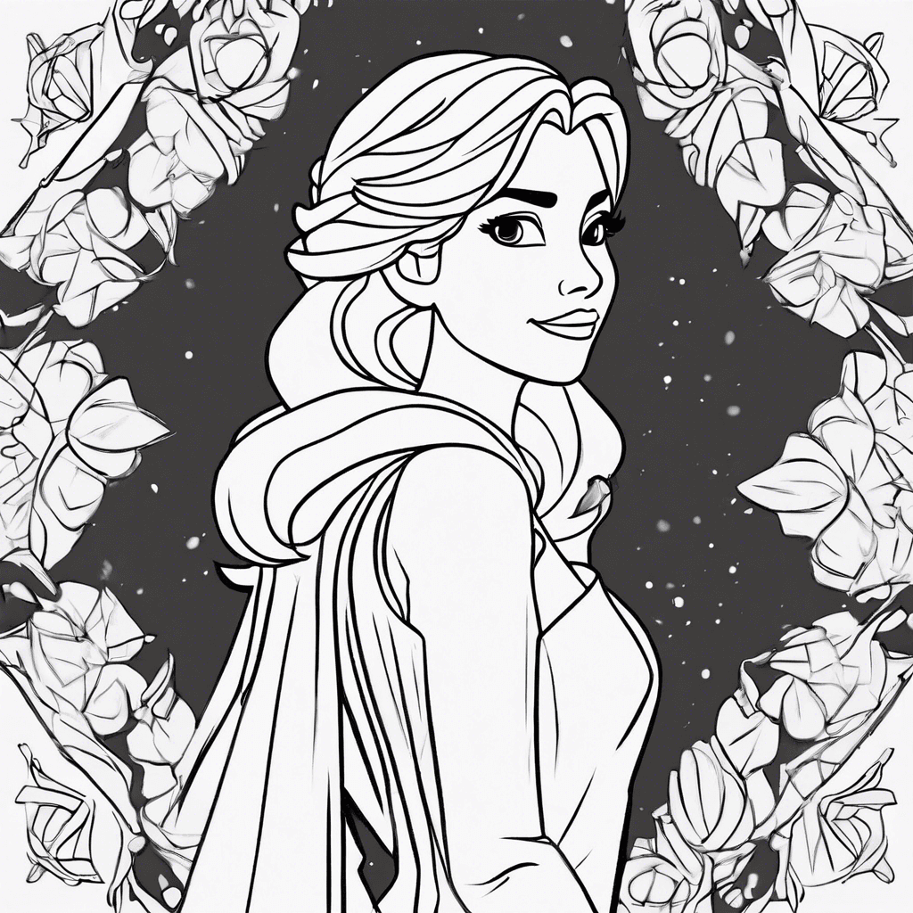 elsa coloring pages