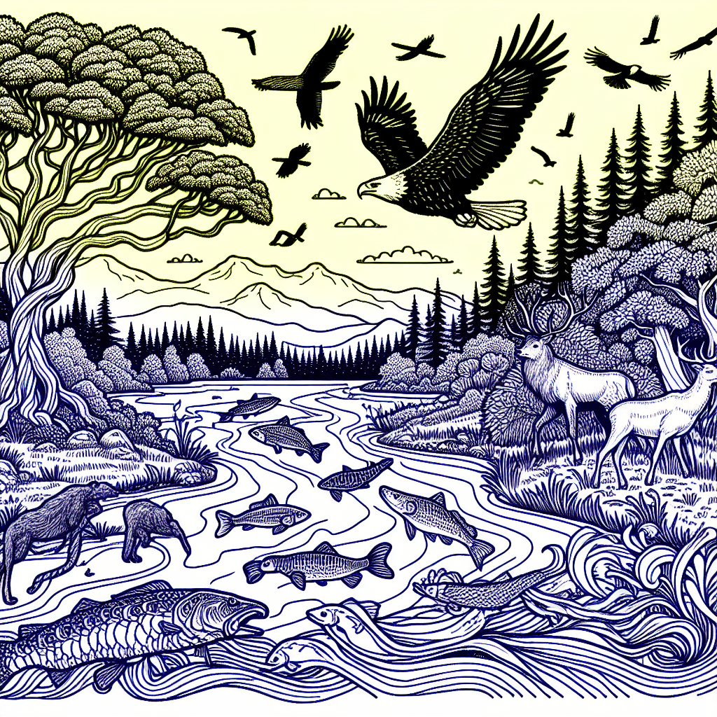 Additional environmental nature coloring page 2