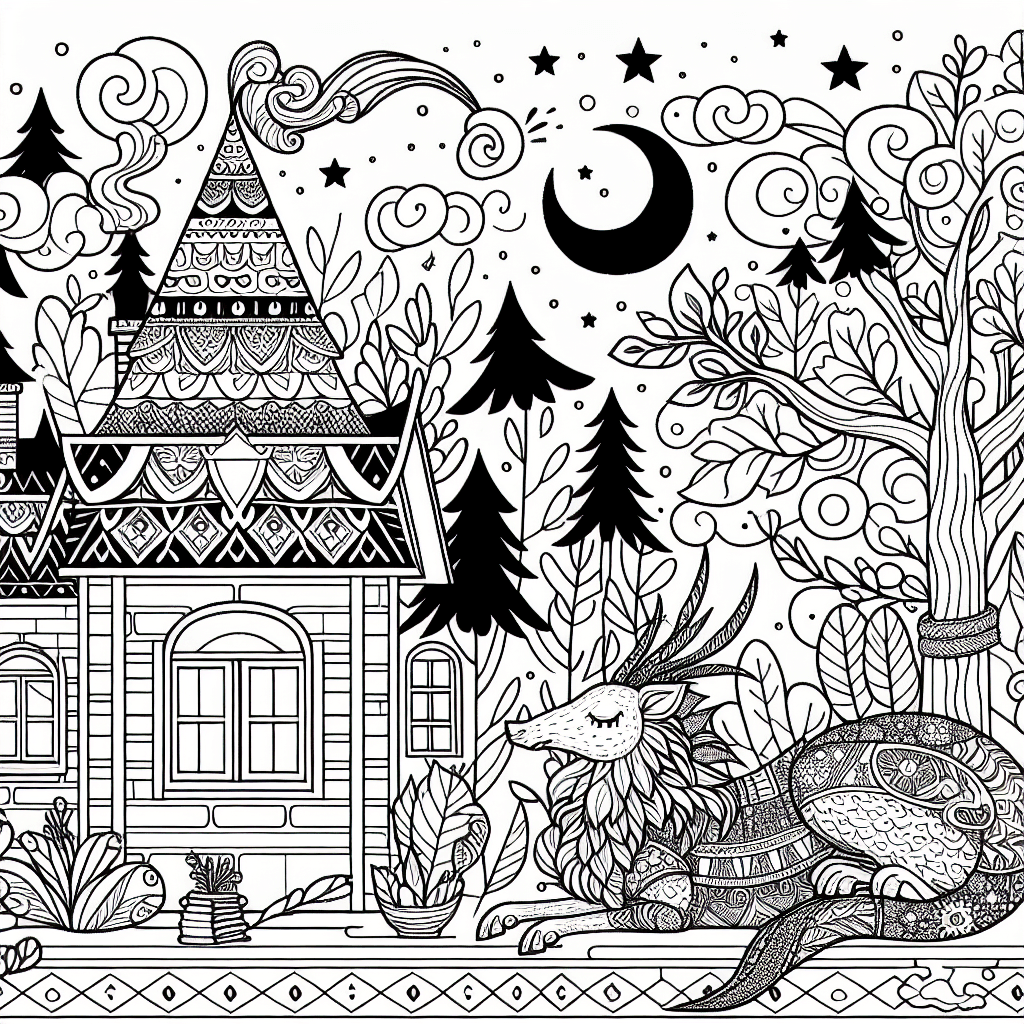 Additional for adults coloring page 1