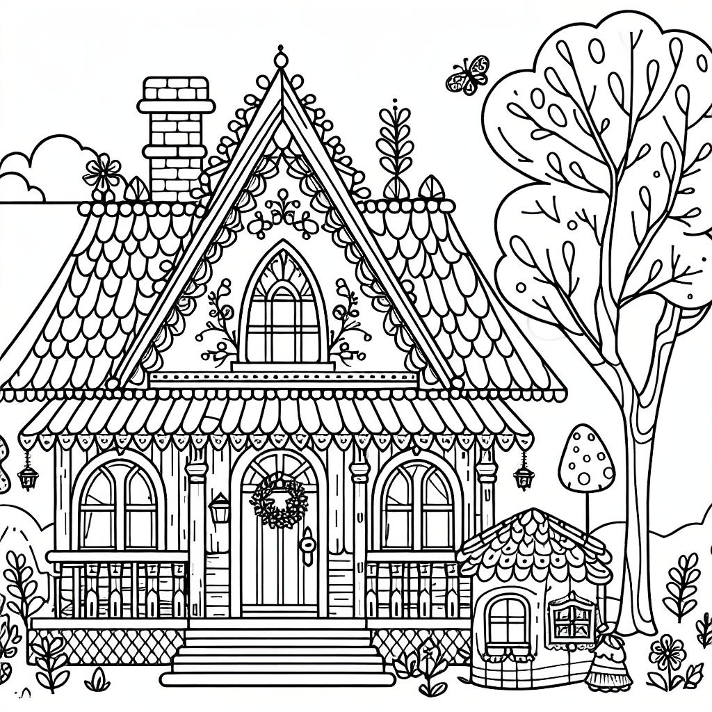 gabby dollhouse coloring pages