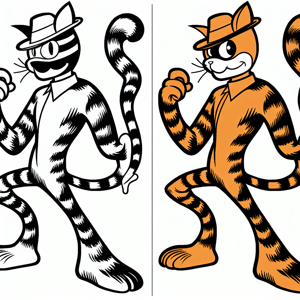 Additional garfield coloring page 2