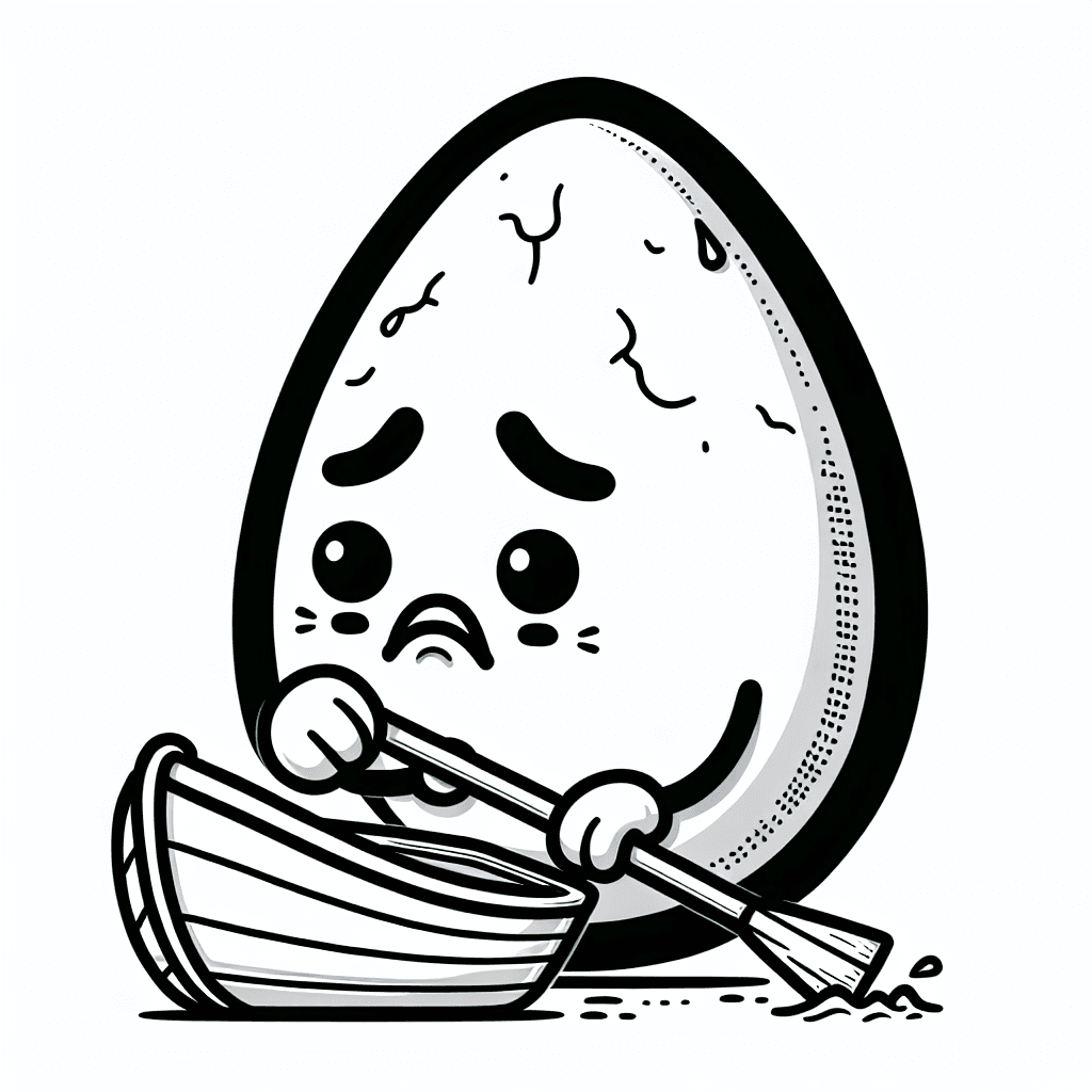 Additional gudetama egg coloring page 2