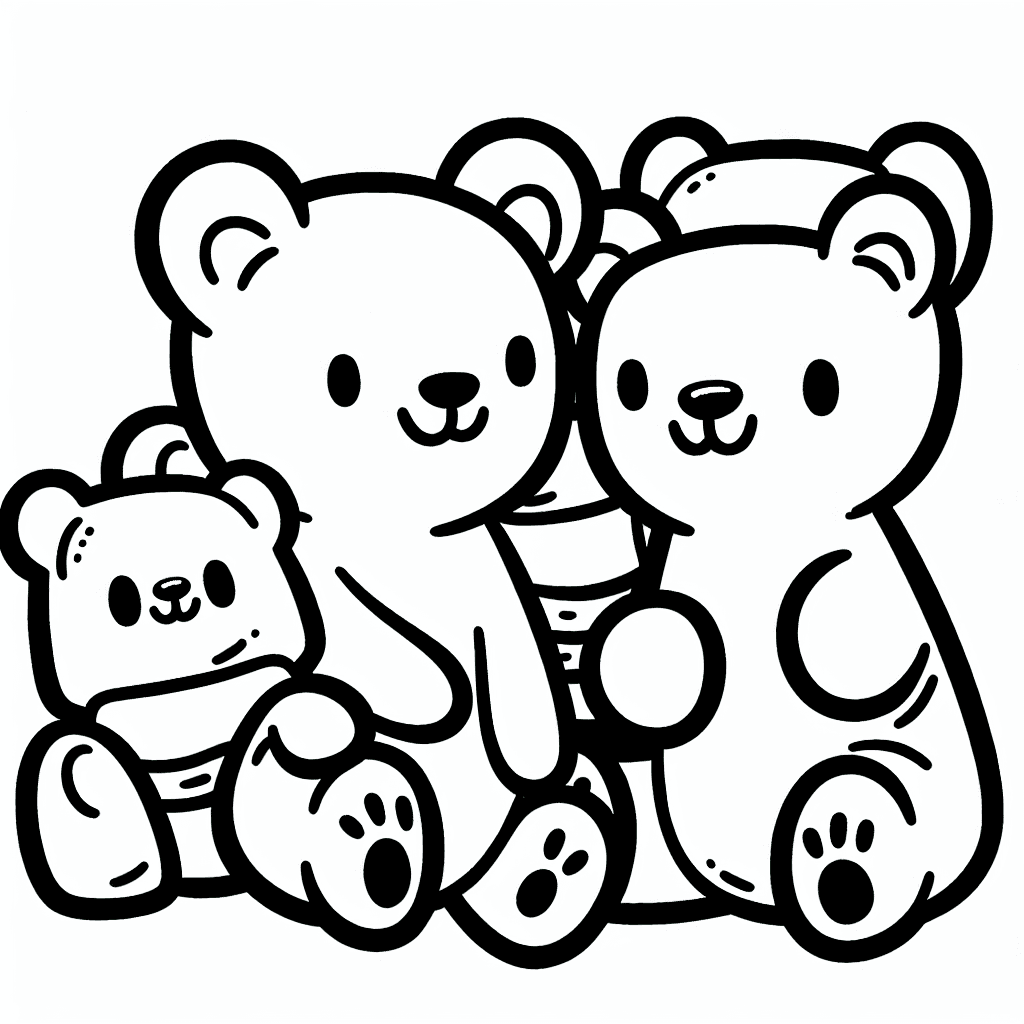 gummy bears coloring pages