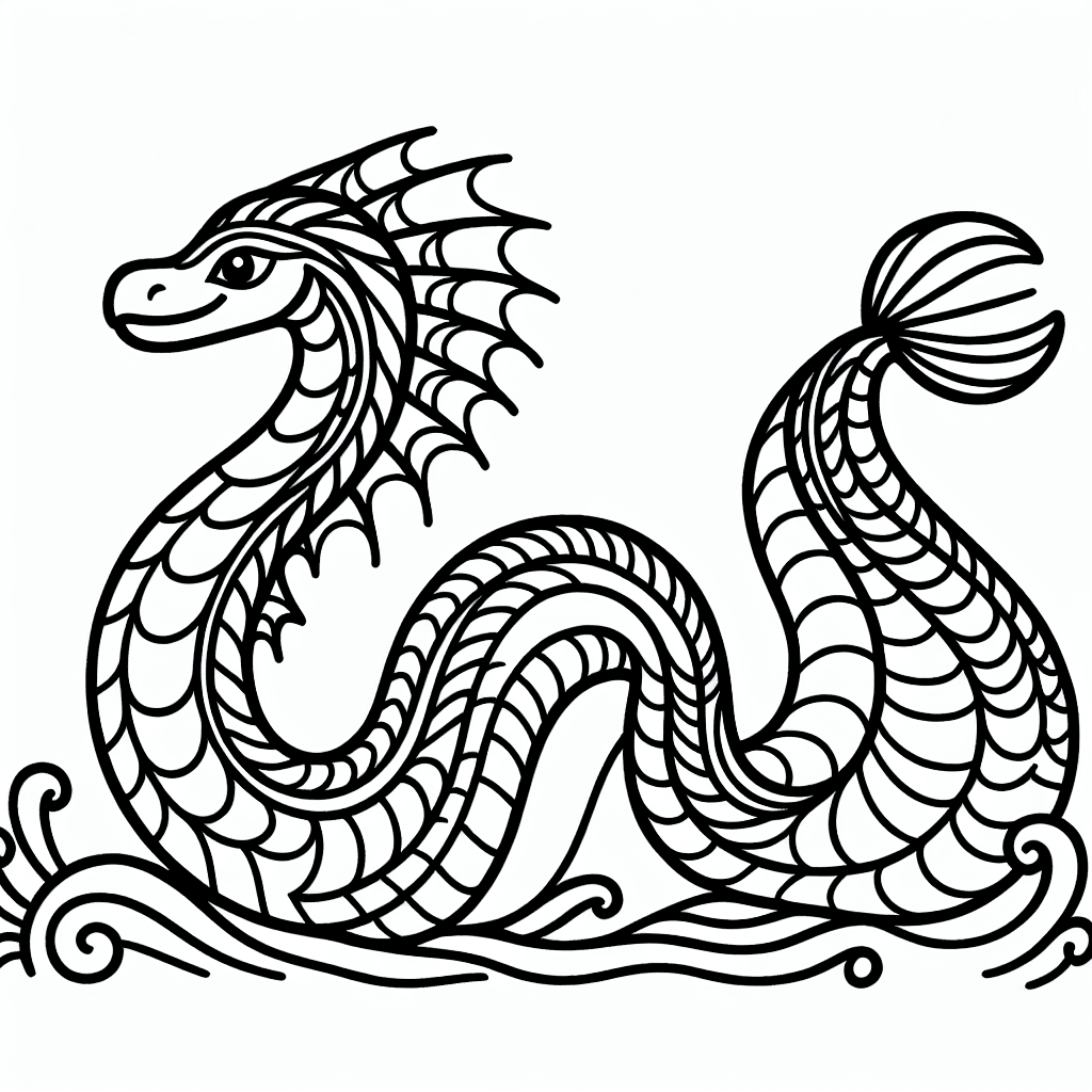 gyarados coloring pages