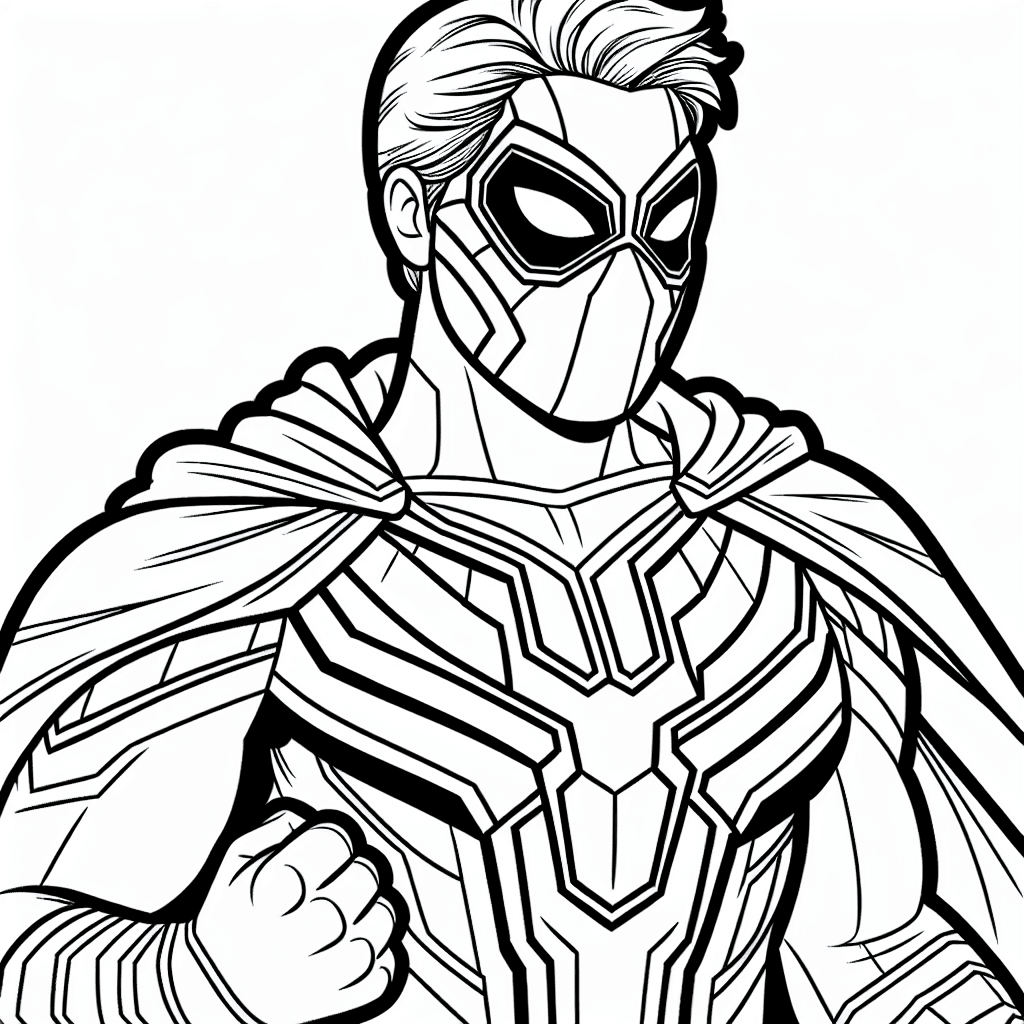 hero origin coloring pages