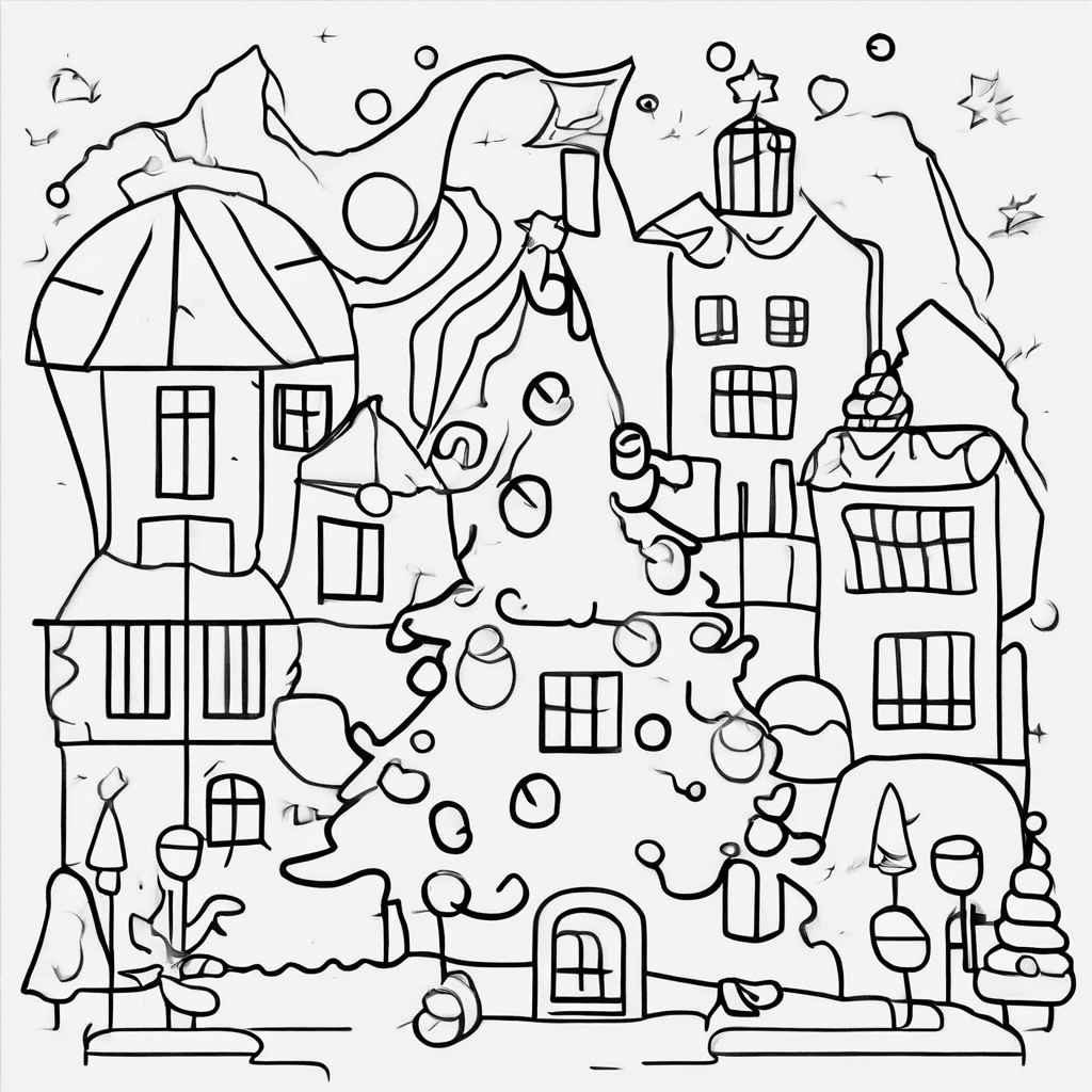 Additional holidays coloring page 2