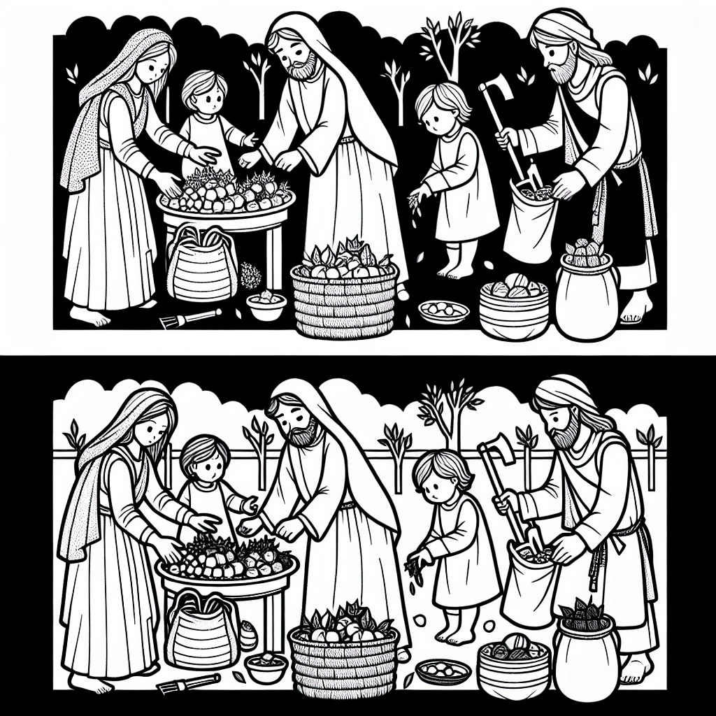 Additional holy family coloring page 2