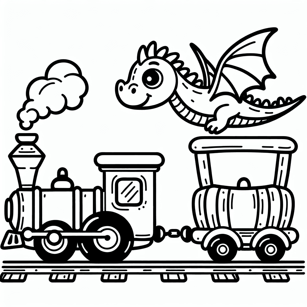 how train dragon coloring pages