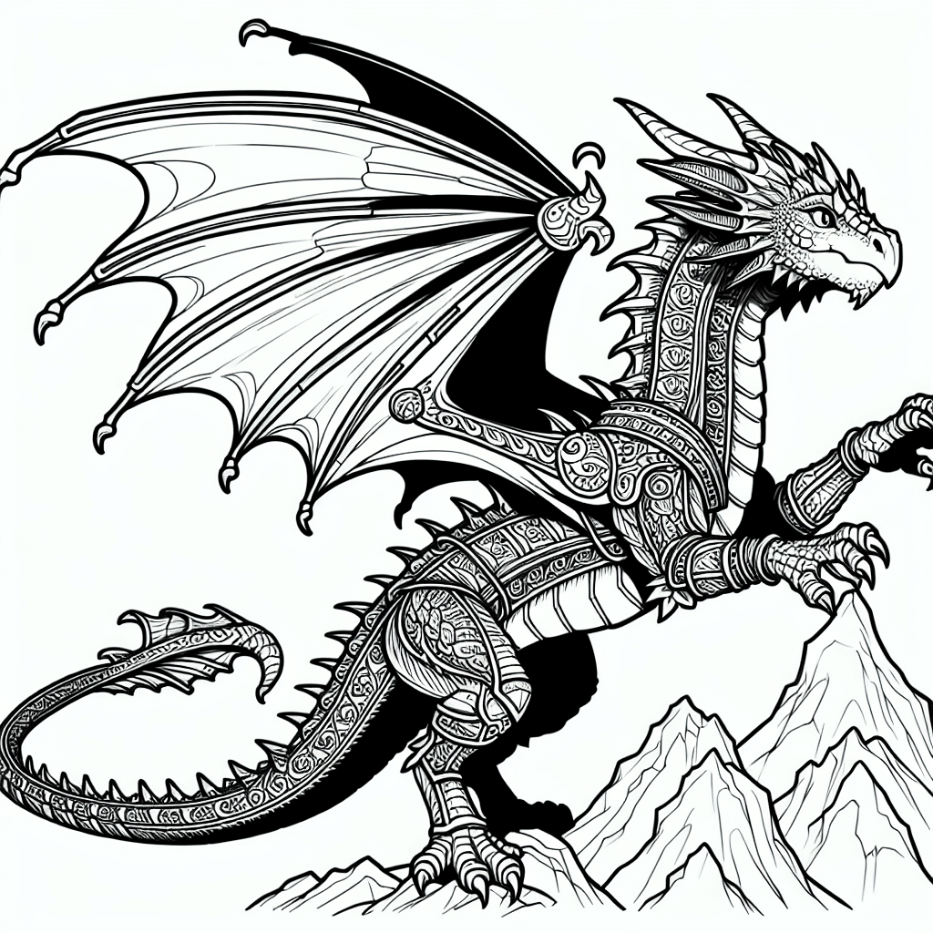 Additional how train dragon coloring page 1