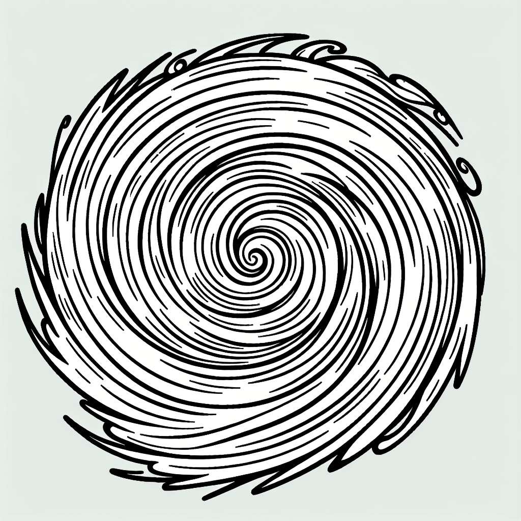 hurricane swirl coloring pages