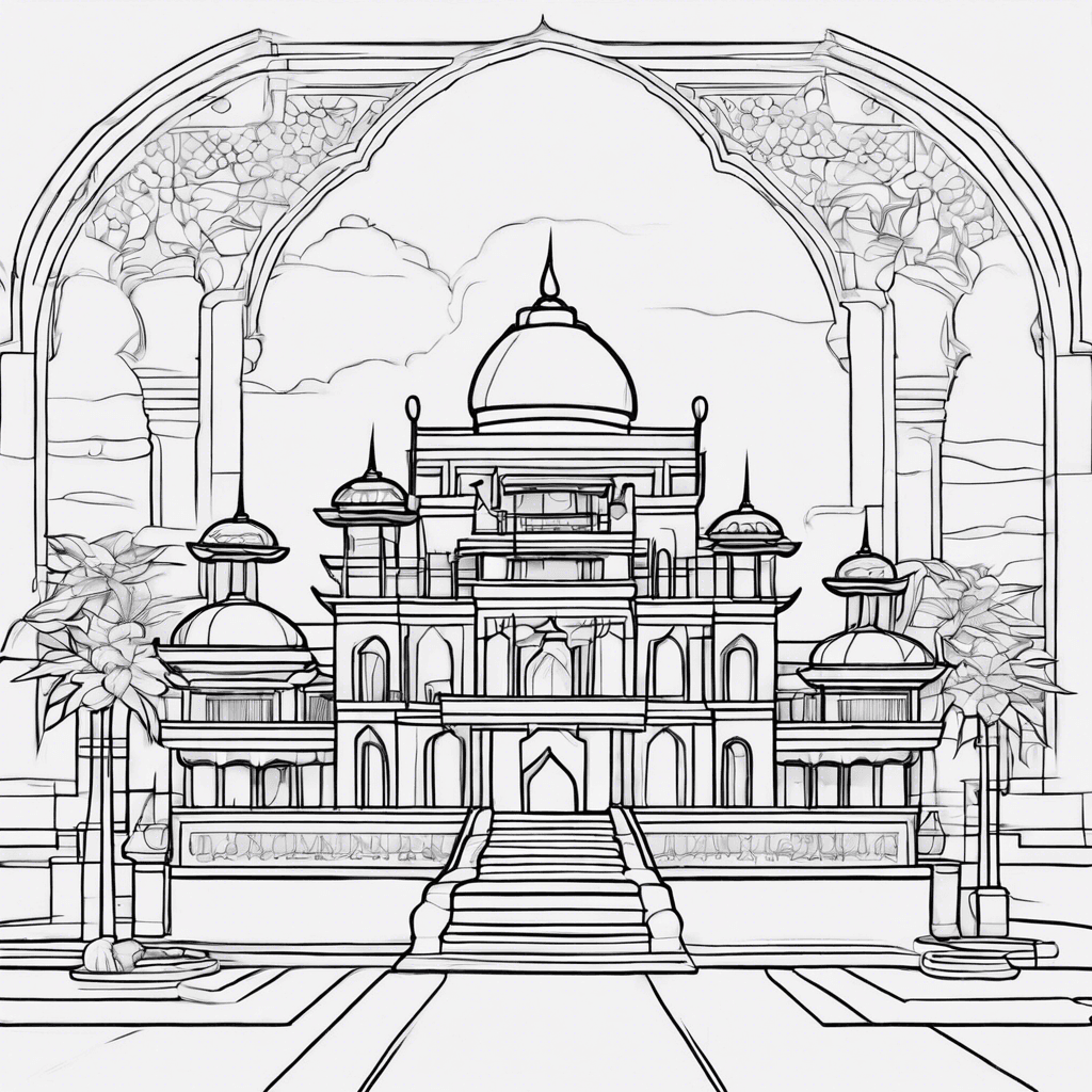 jasmine palace coloring pages