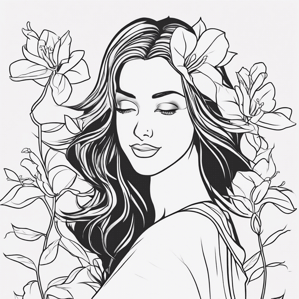 jasmine coloring pages