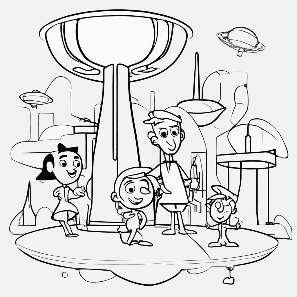 jetsons coloring pages