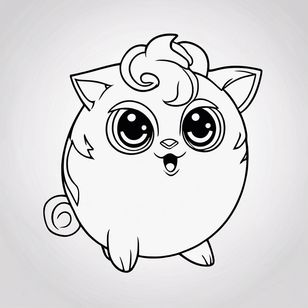 jigglypuff coloring pages