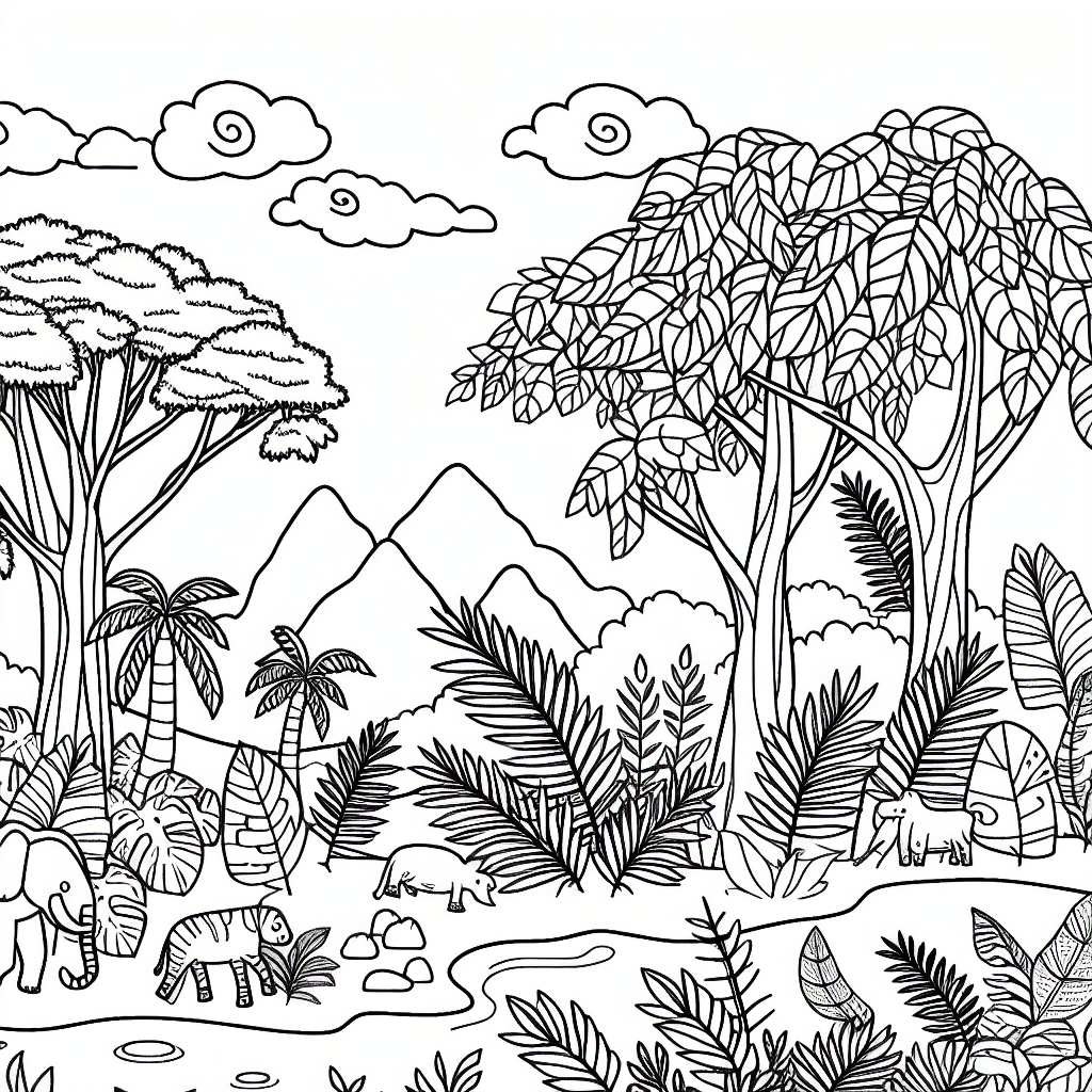 jungle book coloring pages