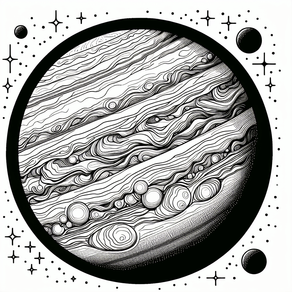 Additional jupiter giant coloring page 1