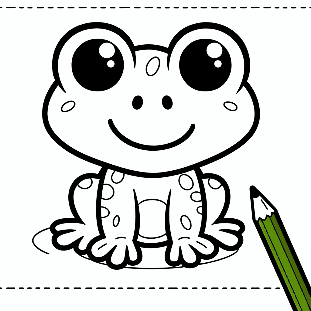 keroppi frog coloring pages