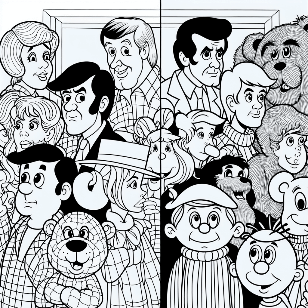 Additional kids tv shows coloring page 1