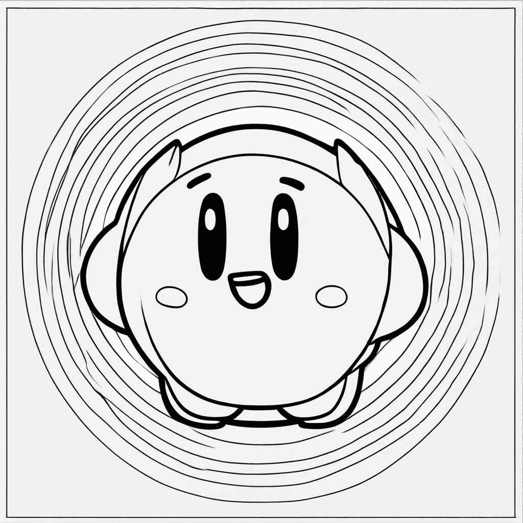 kirby coloring pages