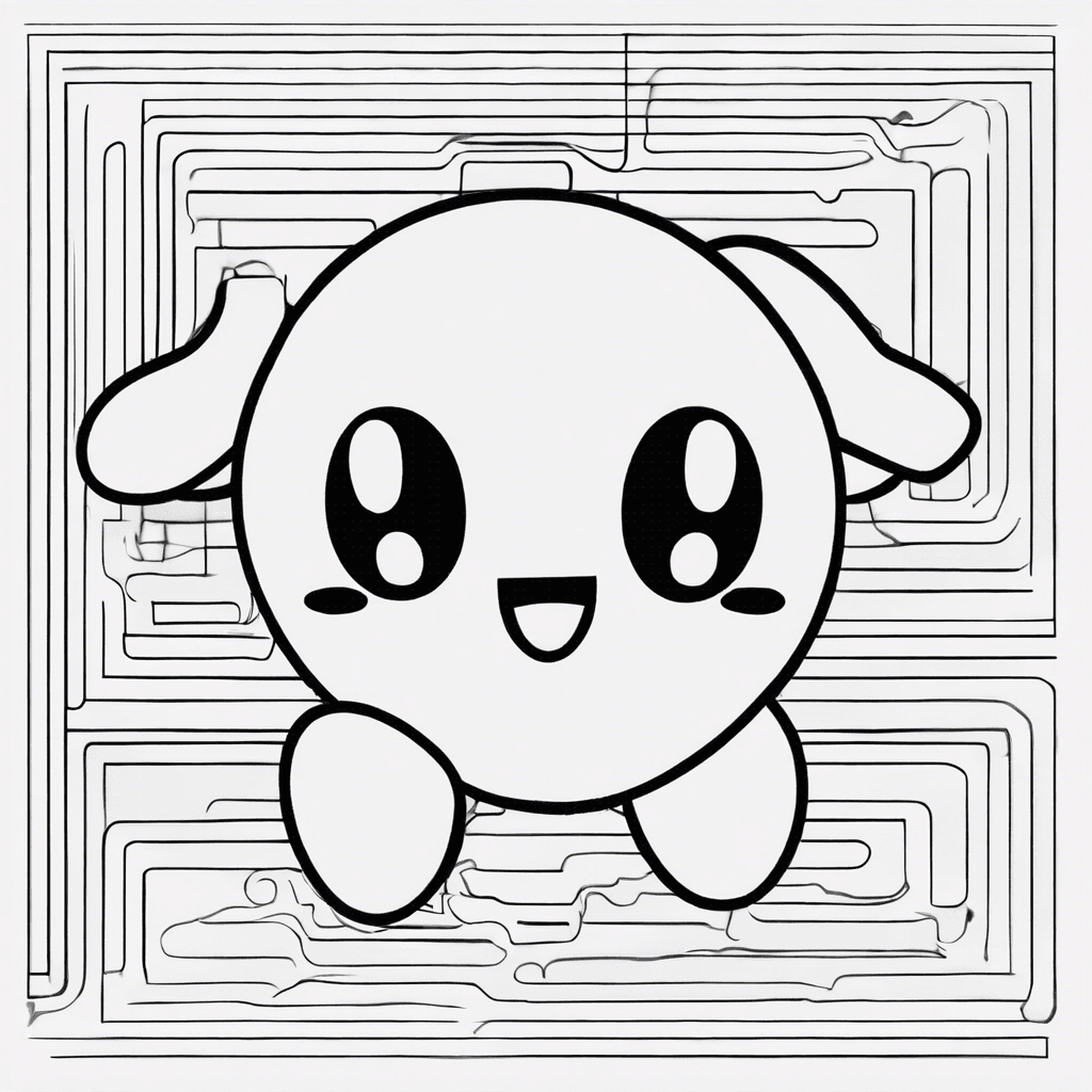 Additional kirby coloring page 2