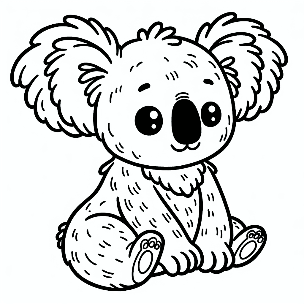 koala coloring pages