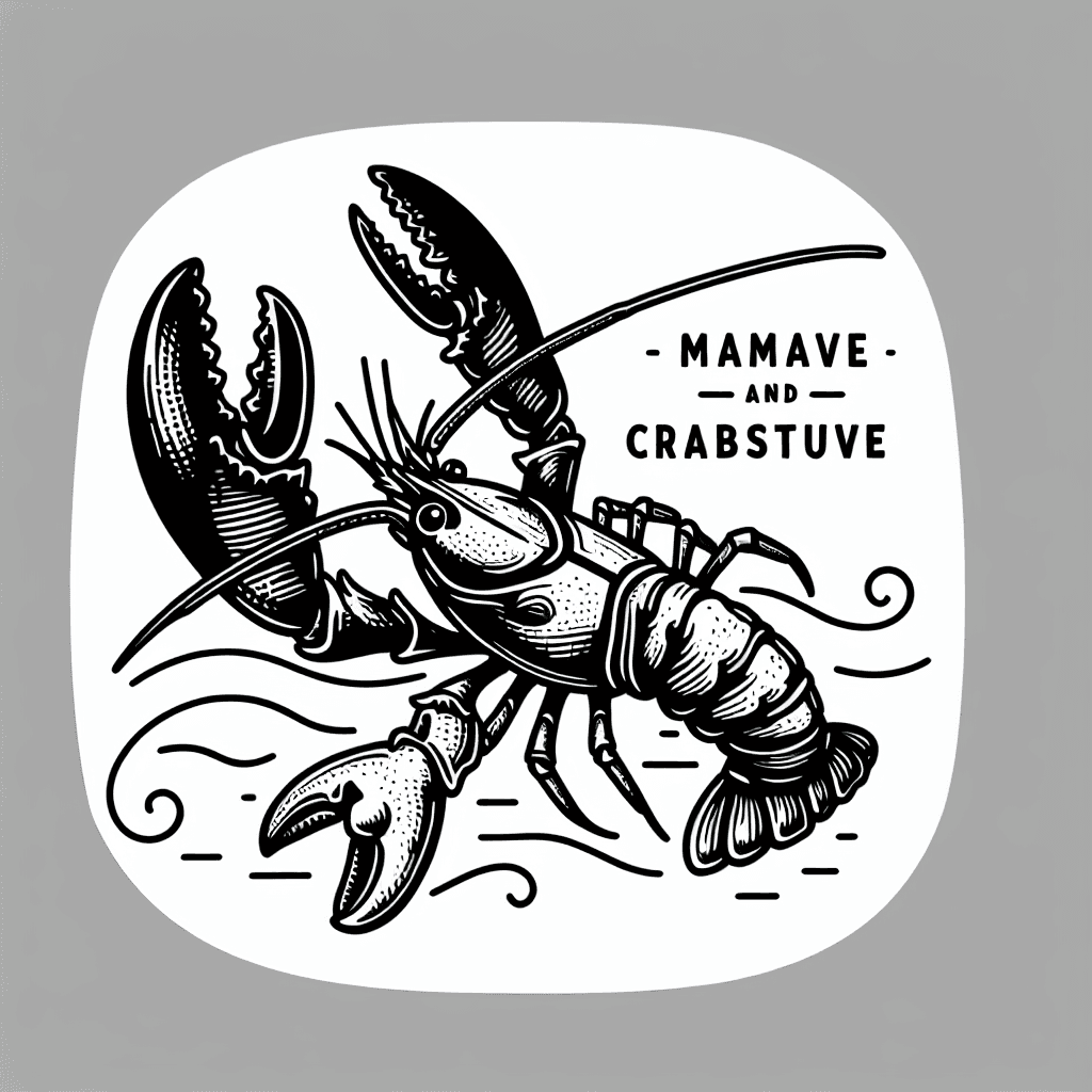 Additional lobster coloring page 2