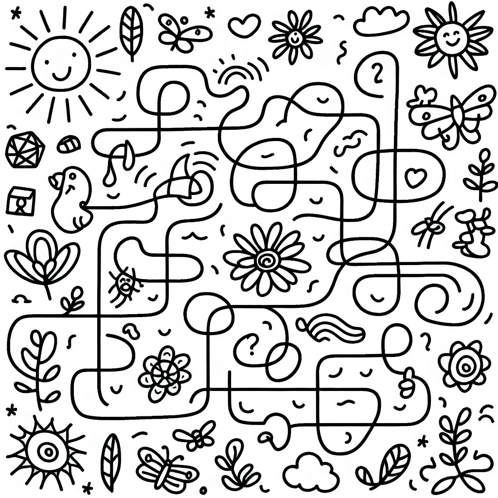 logic puzzle coloring pages