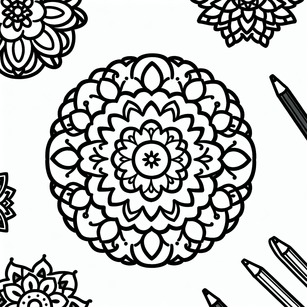 mandalas coloring pages