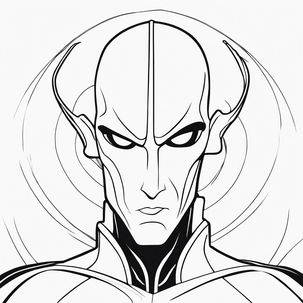 Additional megamind coloring page 1