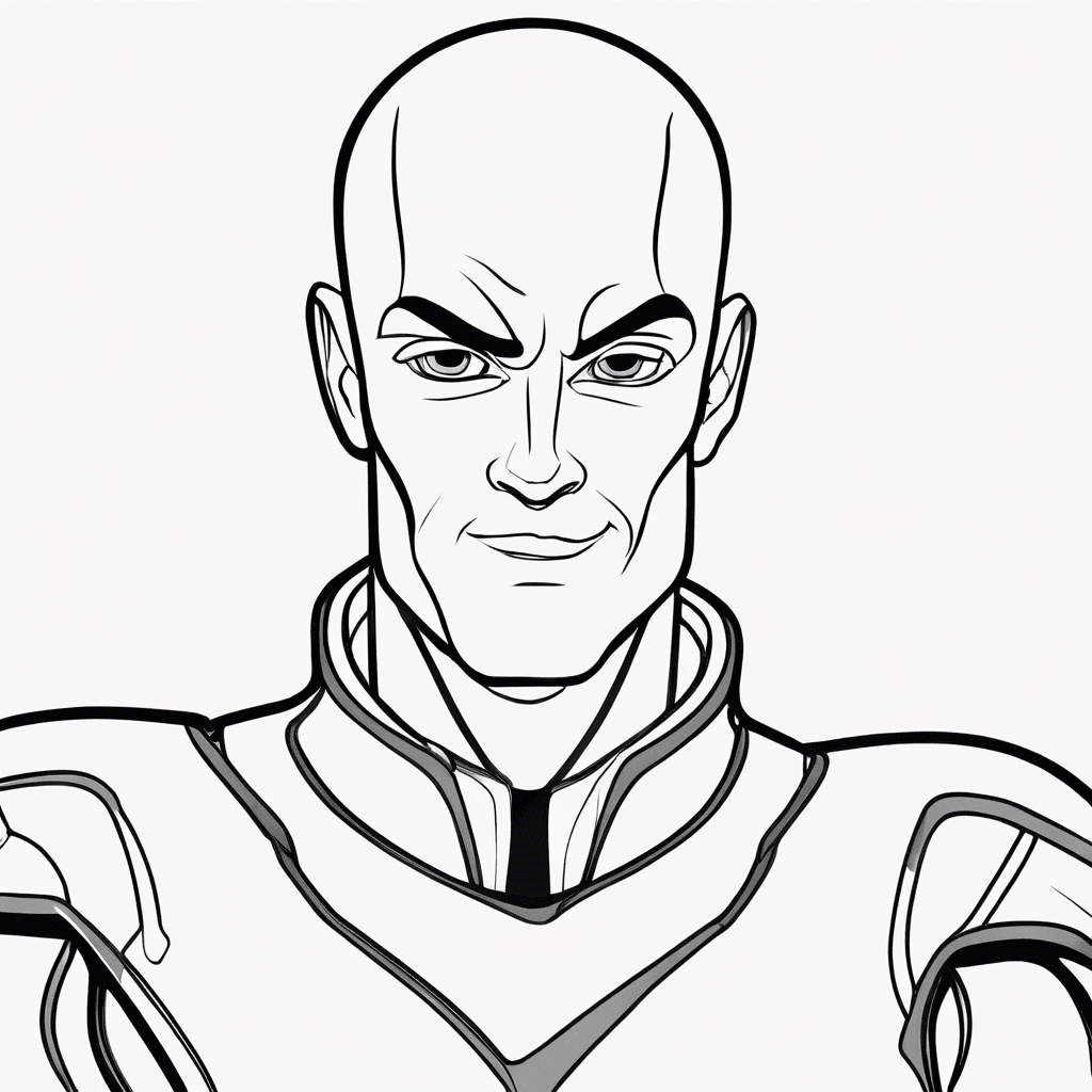 Additional megamind coloring page 2