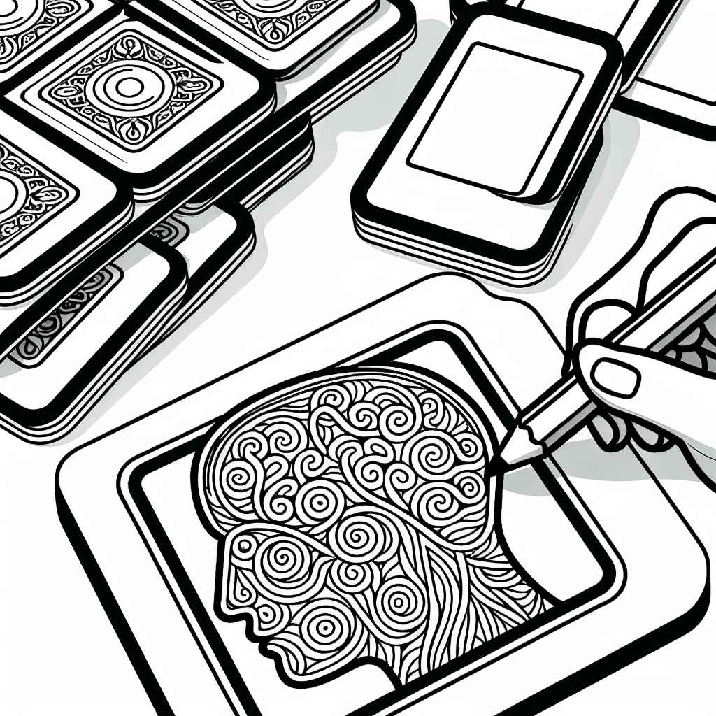 Additional memory game coloring page 1