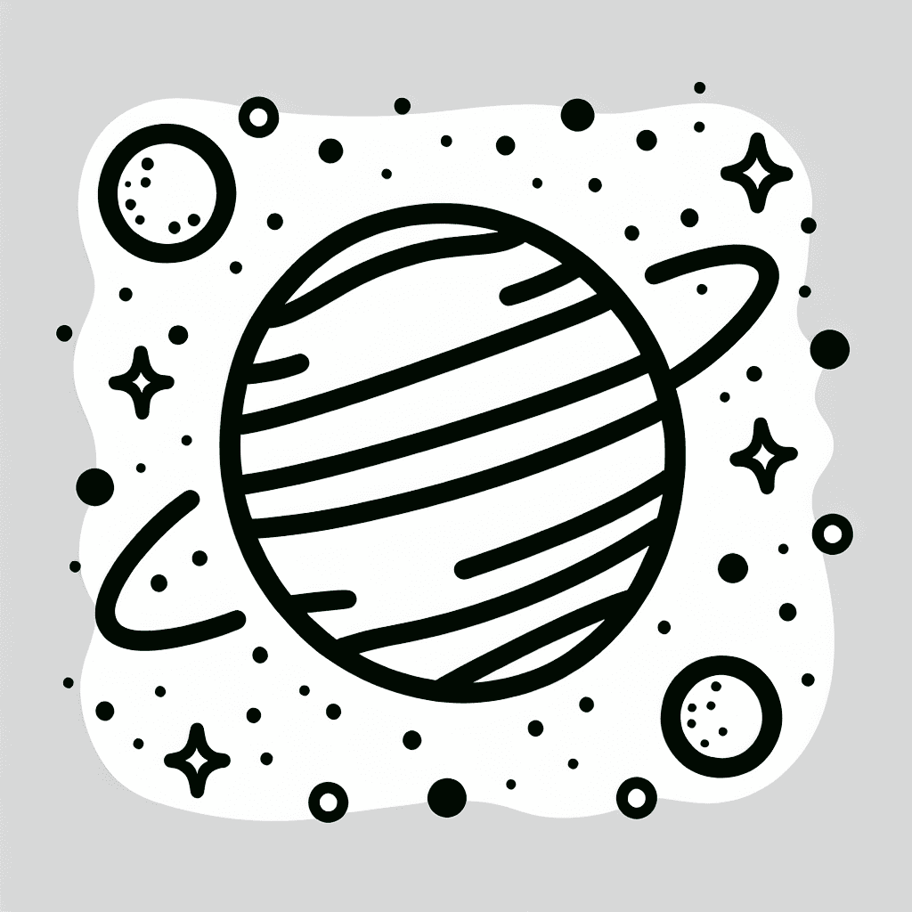 mercury small coloring pages