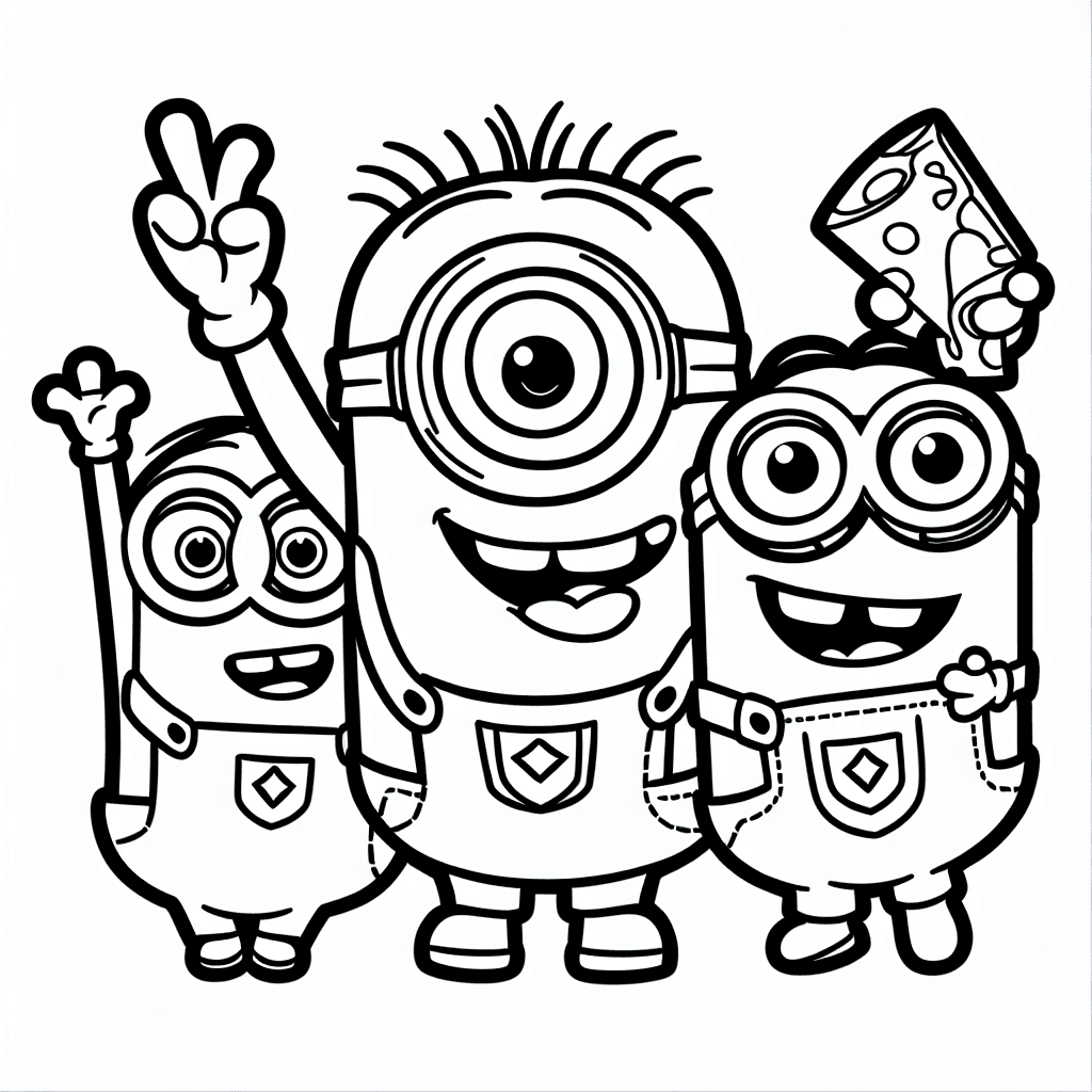 minions coloring pages