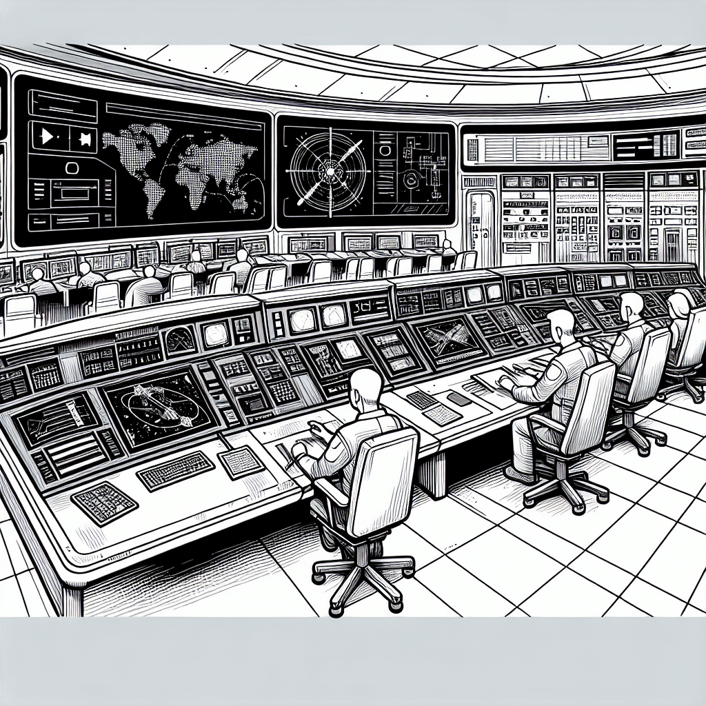 Additional mission control coloring page 1