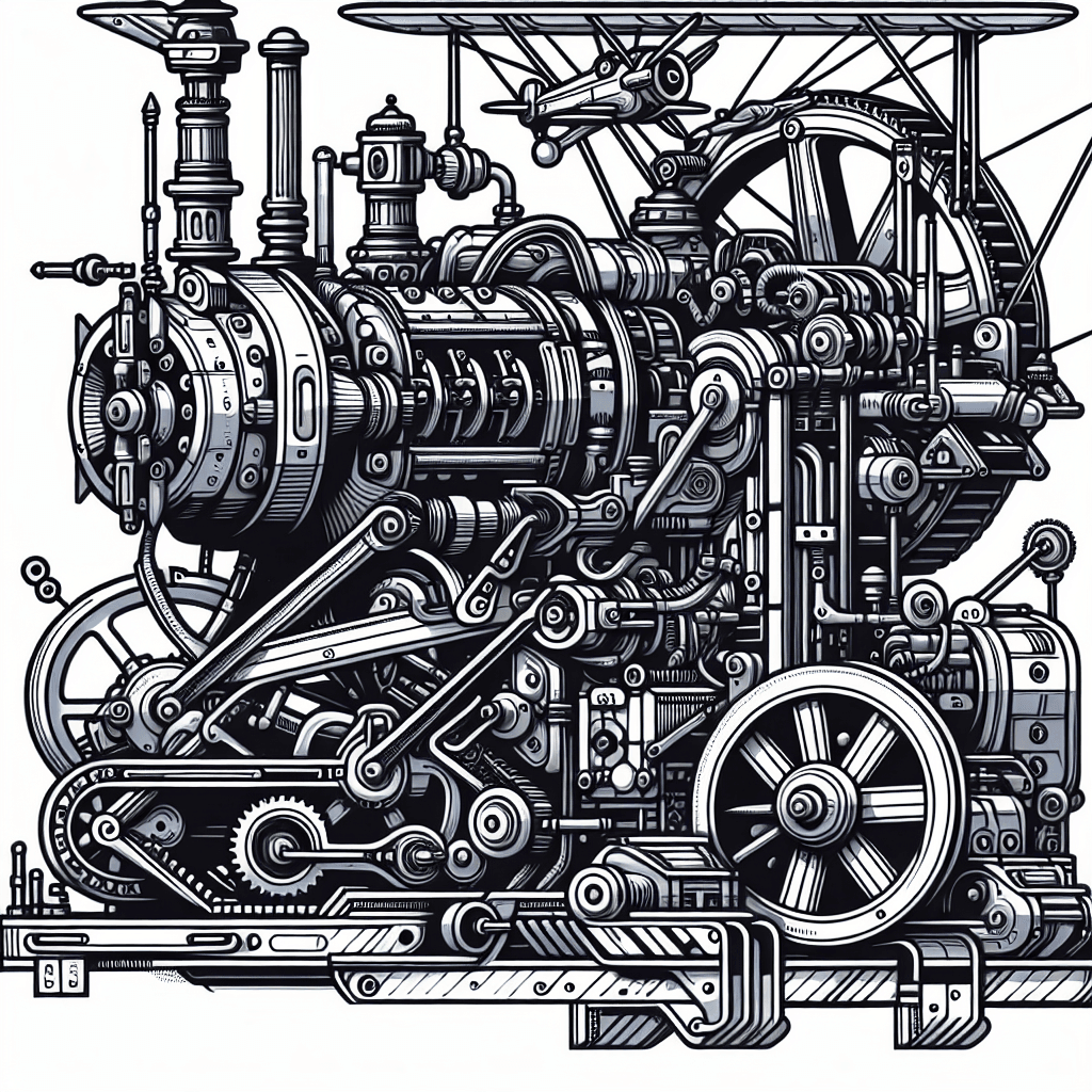 Additional mitchells machines coloring page 1